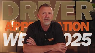 Driver Appreciation Week 2025 - Message From Travis Johnson