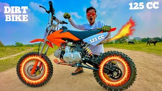 RC 125CC Powerful Motocross Dirt Bike Unboxing & Testing - Chatpat toy tv