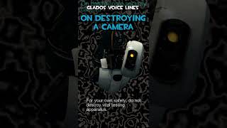 GLaDOS - When Destroying A Security Camera [Portal 1 Voice Lines]