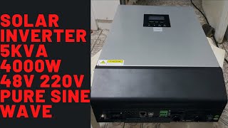 Solar Inverter 5KVA 4000W 48V 220v Pure Sine Wave