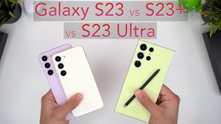 Samsung Galaxy S23 vs S23+ vs S23 Ultra (vs S22s) In-Depth Review | The Best Upgrades EVER?!