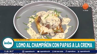 👨‍🍳Lomo al champiñón con papas a la crema #recetas de Dante Enriquez