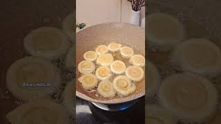 ময়দা ও ডিম দিয়ে ছানার জিলাপির রসবড়া | chanar jilapi pitha recipe #shorts #youtubeshorts #trending