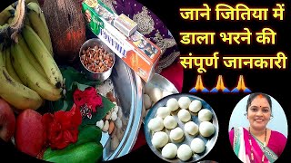 जितिया का डाला कैसे भरे🤔🤔???|Jitiya Ka Dala Kaise Bhara Jata Hai|Jitiya Dala|Bhojpuri Recipe|