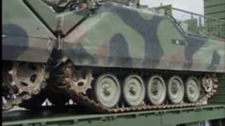 Broshuis tank transporter for the Dutch Army