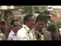 Opposition party rallies for investigation into country's recent general election