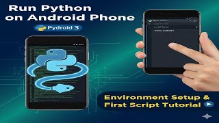 0.1 Run Python on Android Phone Pydroid 3 Environment Setup & First Script Tutorial