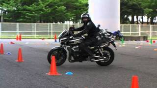 第４５８回　へなちょこライダー走行会０９　げらお君　コンビネーションスラローム