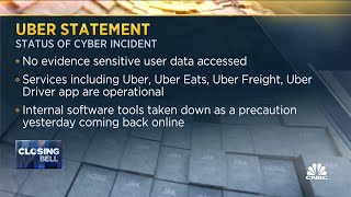 Uber investigates cybersecurity incident