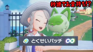 【小ネタ】秒速!!  とくせいパッチが無限に手に入る最強お金稼ぎの方法　Ver.1.01.　ポケモンスカーレット＆ヴァイオレット