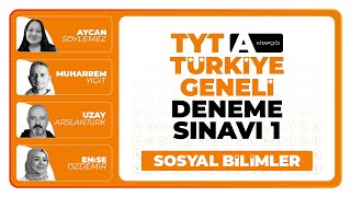 3D Türkiye Geneli Deneme Sınavı 1 - TYT - A Kitapçığı Sosyal Bilimler Soru Çözümleri