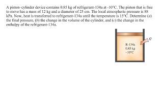 MAE 201: Problem 3-33 #thermodynamics