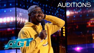 Simon Can't Stop Laughing! Jordan Conley Delivers a Hilarious Audition | AGT 2022