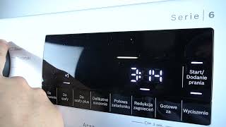 Dryer Bosch Serie 6 WQG233DEPL - Turn ON Half Load | Energy-Saving Feature