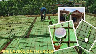 Pipe Laying On The Roof || সহজে শিখে নিন ছাদে পাইপ বিছানো || House Wiring @LAELECTRIC