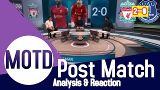 Liverpool vs Everton 2-0 | MOTD Full Post Match Analysis & Reaction Ft. Ian Wright