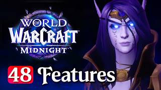 Every WoW Midnight Feature We Know (There's A LOT!)