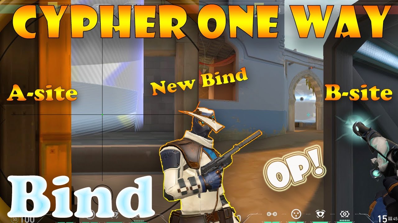 Valorant Best Cypher One Way Smokes On Bind | Cypher 1 Way Smokes Bind ...