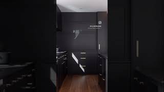 Black kitchen #blackkitchen #kitchen #renovation