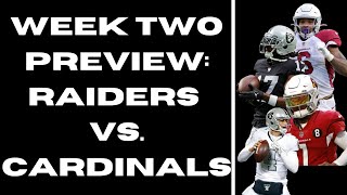NFL WEEK TWO PREVIEW: Las Vegas Raiders vs. Arizona Cardinals | The Sports Brief Podcast