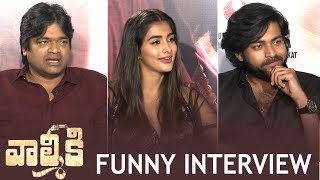 Valmiki Movie Team Funny Interview | Varun Tej , Pooja Hegde , Harish Shankar | Friday poster