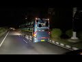 scania multiaxle chasing volvo b11r at full speed 120 kmph dangerous overtaking skilled driving