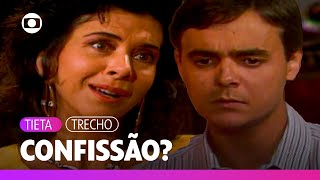 Tieta diz a Ricardo que padre quer que ele se confesse e ele diz que não pode! | Tieta | TV Globo