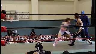 5・2 茅ヶ崎プロレス27 ゴールデンウイークスペシャル  レッスルカーニバルin茅ヶ崎市総合体育館大会 ⑧サザンシャーク\u0026花園桃花 VS しらすキッド\u0026沙恵