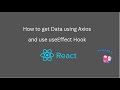 ➡️ How to Fetch and Display data from API in React JS
