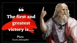 Plato's GREEK Quotes | Knowledge FROM the Father of Western Philosophy | You Should Know NOW
