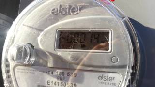 Electric meter running backwards