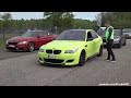 modified bmw s arriving on a carshow bimmerfest 2022