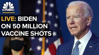 WATCH LIVE: Pres. Biden on 50 million Covid vaccine shots — 2/25/2021