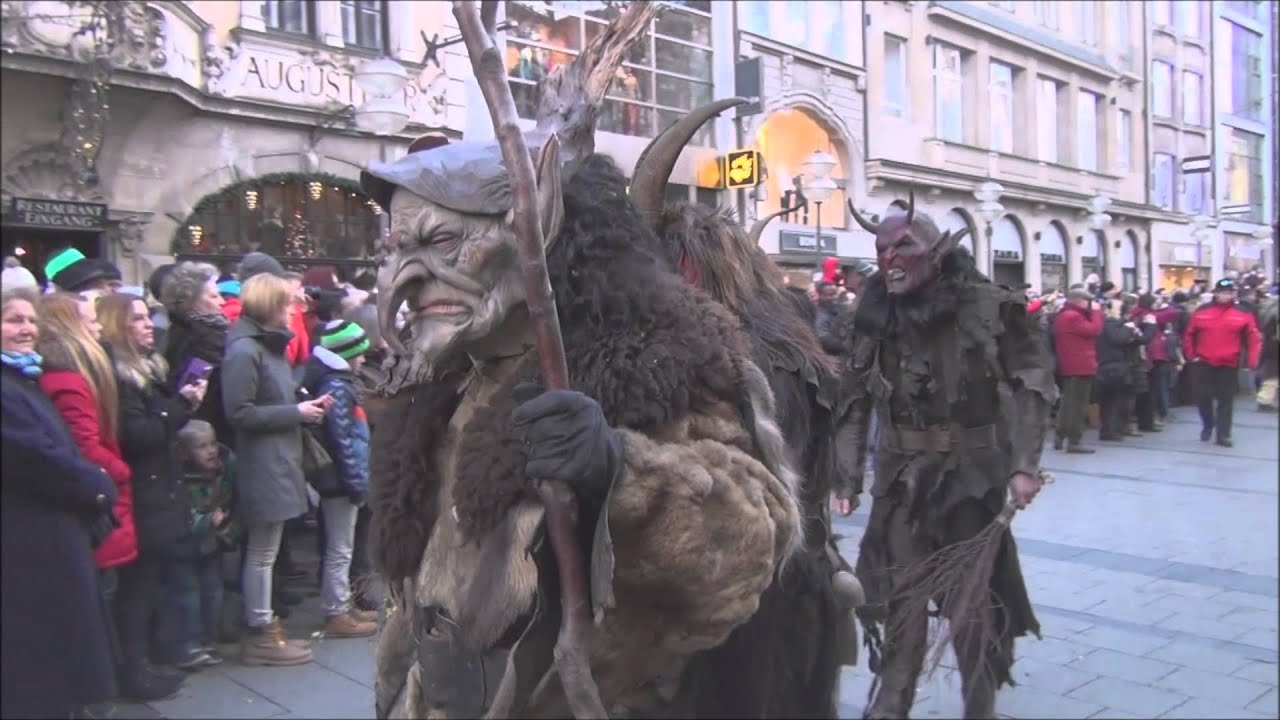 KRAMPUS Krampuslauf In München Munich Am 13 12 2015 Teil IX - YouTube