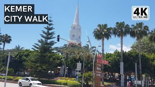 Kemer/ Turkey | ASMR City Walk 4K | Summer