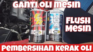 Ganti Oli Mesin + Flushing (Pembersihan Kerak Oli) Honda Jazz di Core Injection