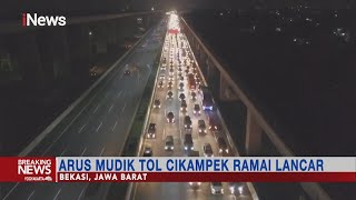 Kendaraan yang Melintas di Ruas Tol Jakarta-Cikampek Terpantau Padat #BreakingNews 30/04