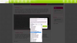 Block Style Templates - 123 Online Shift CMS Tutorial