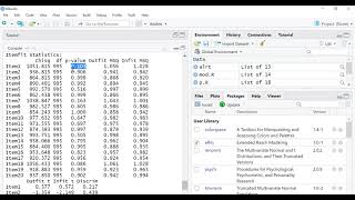 Tutorial Rstudio: Rasch model menggunakan eRm package