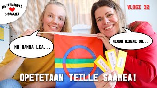 OPETETAAN TEILLE SAAMEA #vaihtovuosisodankylässä vlogi 32