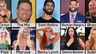 WWE Superstars and Their Wives