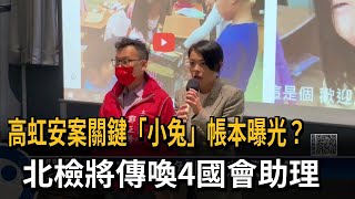 高虹安案關鍵「小兔」帳本曝光？　北檢將傳喚4國會助理－民視新聞