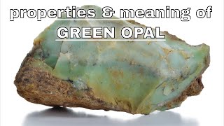 Green Opal Meaning Benefits and Spiritual Properties