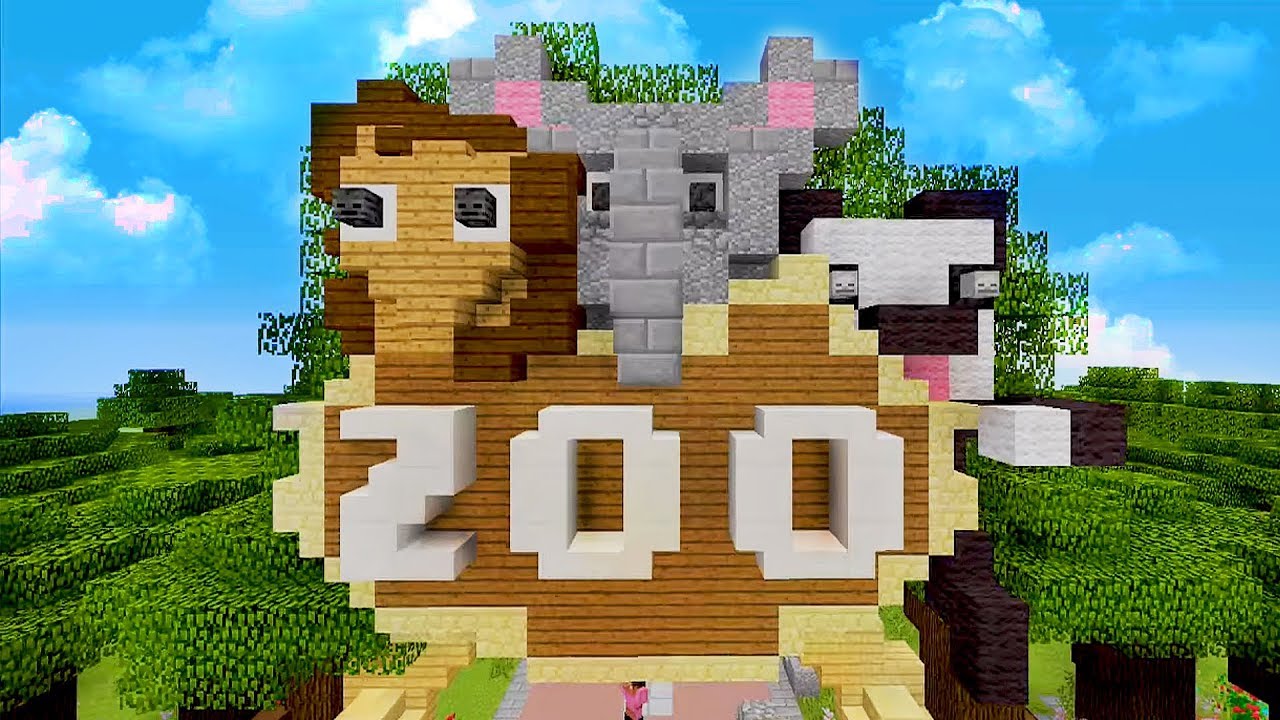 Minecraft Wycieczka Do Zoo Youtube