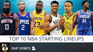 Top 10 NBA Starting Lineups For The 2019-20 Season