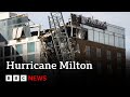 Four killed by tornadoes in Florida, as governor warns of more Hurricane Milton flooding | BBC News