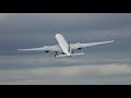 superb takeoff singapore airlines sq51 9v smu airbus a350 941 from manchester 22 08 18