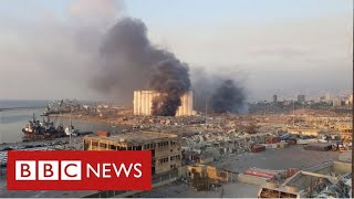 Massive explosion rips through Lebanese capital Beirut - BBC News