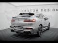 Maxton Design Bmw X4 M F98 Splitter Spoiler Voorspoiler Diffuser Side Skirt Tuning Test