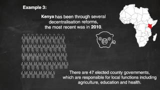 Examples of decentralisation and its benefits from Africa